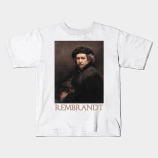 Self Portrait (1659) by Rembrandt van Rijn Kids T-Shirt